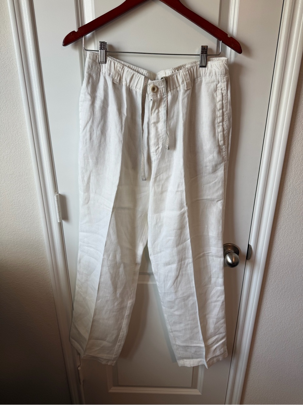 ⚡️Tommy Bahama Women’s 100% Linen White Pants